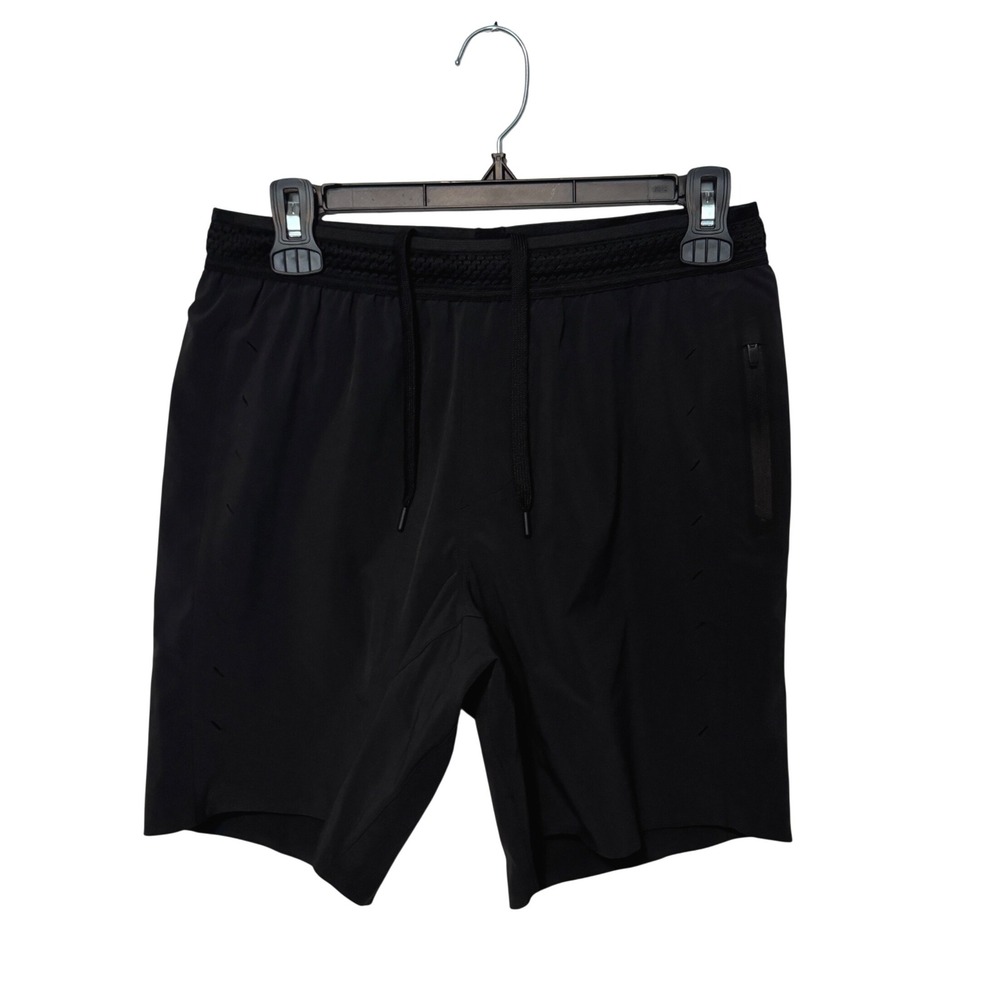 Ten Thousand The Session Shorts Men Small Black Lined Training Performance 7.5"